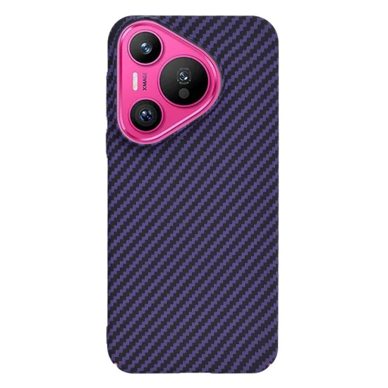 Калъф за Huawei Pura 70 - Carbonite FiberShell - Лилав