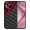 Калъф за Huawei Pura 70 - Carbonite FiberShell - Red Vortex