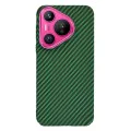 Калъф за Huawei Pura 70 - Carbonite FiberShell - Зелен