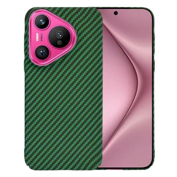 Калъф за Huawei Pura 70 - Carbonite FiberShell - Зелен