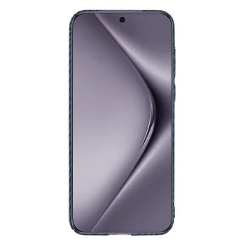 Калъф за Huawei Pura 70 Pro - Carbonite FiberShell - Cyan