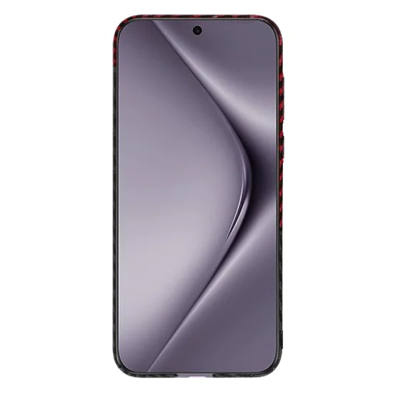 Калъф за Huawei Pura 70 Pro - Carbonite FiberShell - Red Vortex