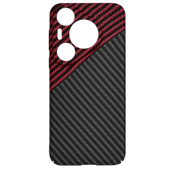 Калъф за Huawei Pura 70 Pro - Carbonite FiberShell - Red Vortex