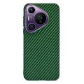 Калъф за Huawei Pura 70 Pro - Carbonite FiberShell - Зелен