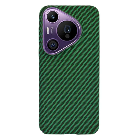 Калъф за Huawei Pura 70 Pro - Carbonite FiberShell - Зелен