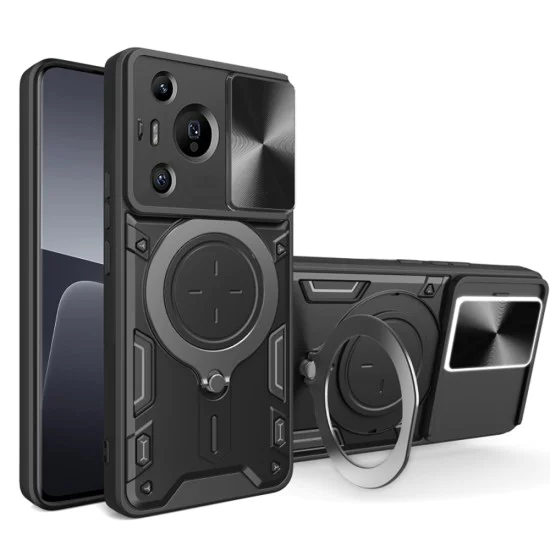 Калъф за Huawei Pura 70 Pro - Techsuit - CamGuard Pro - Черен