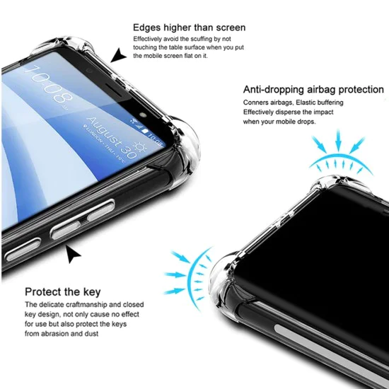 Калъф за Huawei Pura 70 Pro - Удароустойчив Clear Clear Silicone - Clear