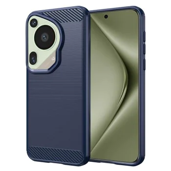 Калъф за Huawei Pura 70 Ultra - Carbon Silicone - Blue