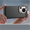 Калъф за Huawei Pura 70 Ultra - Carbon Silicone - Черен
