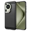 Калъф за Huawei Pura 70 Ultra - Carbon Silicone - Черен