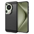 Калъф за Huawei Pura 70 Ultra - Carbon Silicone - Черен