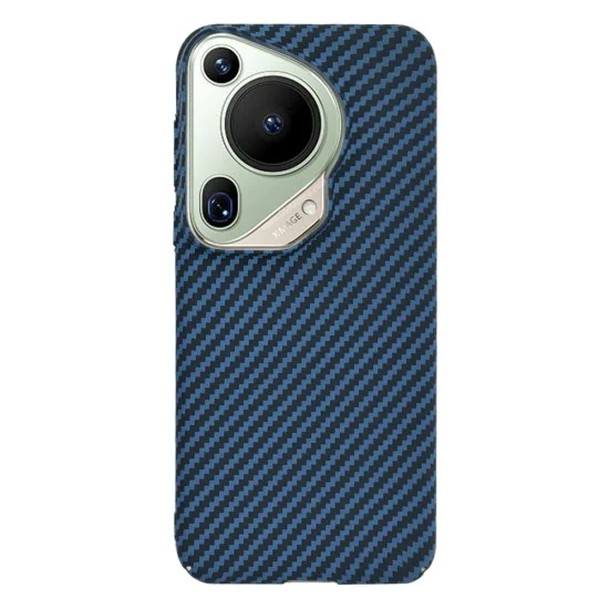 Калъф за Huawei Pura 70 Ultra - Carbonite FiberShell - Cyan