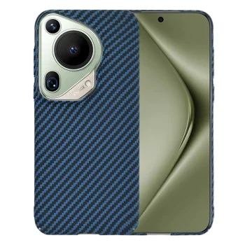 Калъф за Huawei Pura 70 Ultra - Carbonite FiberShell - Cyan