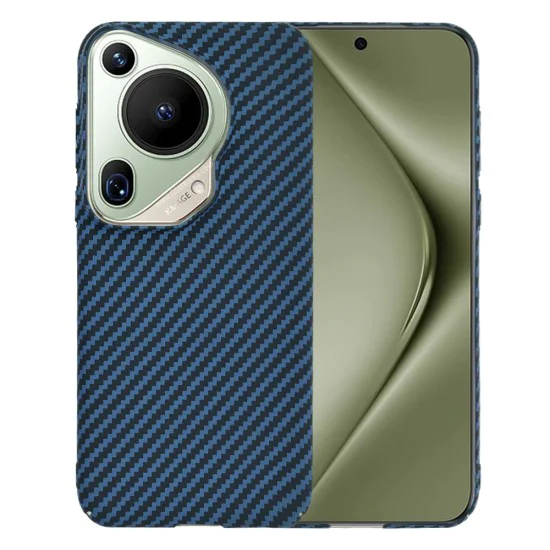 Калъф за Huawei Pura 70 Ultra - Carbonite FiberShell - Cyan