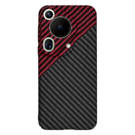Калъф за Huawei Pura 70 Ultra - Carbonite FiberShell - Red Vortex