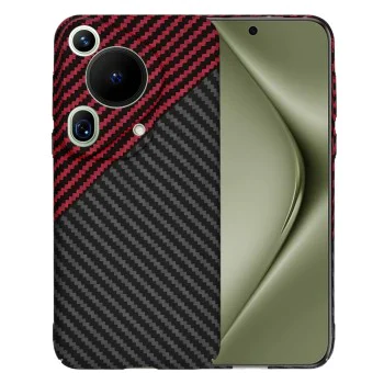 Калъф за Huawei Pura 70 Ultra - Carbonite FiberShell - Red Vortex