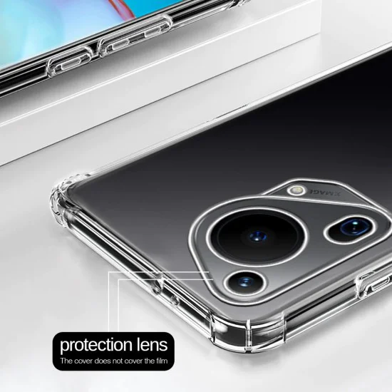 Калъф за Huawei Pura 70 Ultra - Удароустойчив Clear Clear Silicone - Clear