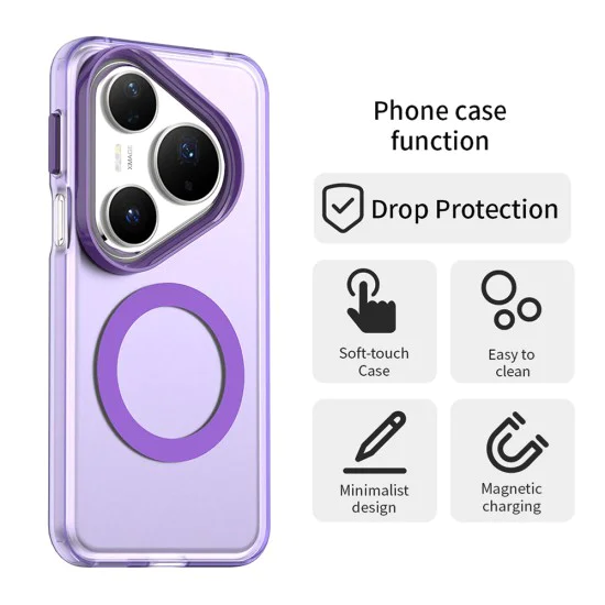 Калъф за Huawei Pura 80 Pro - Techsuit - CandyCase MagSafe - Лилав