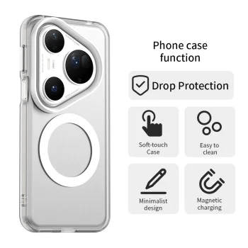 Калъф за Huawei Pura 80 Ultra - Techsuit - CandyCase MagSafe - Бял