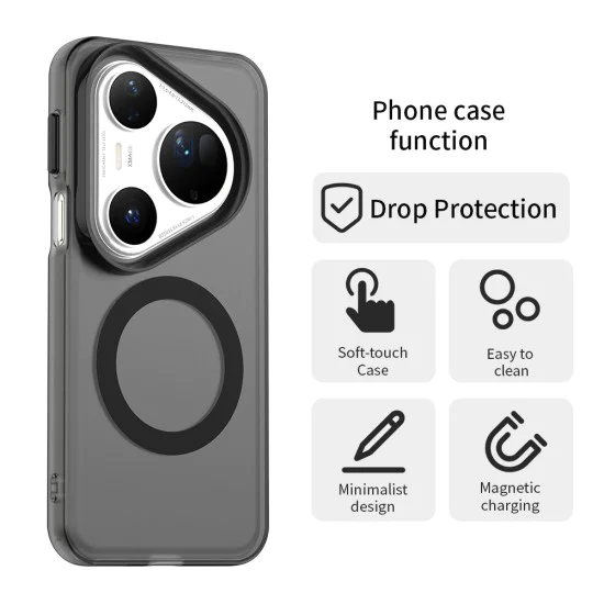 Калъф за Huawei Pura 80 Ultra - Techsuit - CandyCase MagSafe - Черен