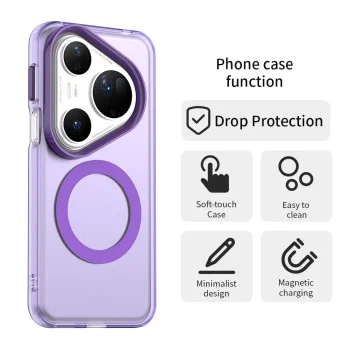 Калъф за Huawei Pura 80 Ultra - Techsuit - CandyCase MagSafe - Лилав
