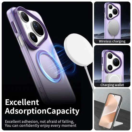 Калъф за Huawei Pura 80 Ultra - Techsuit - CandyCase MagSafe - Лилав