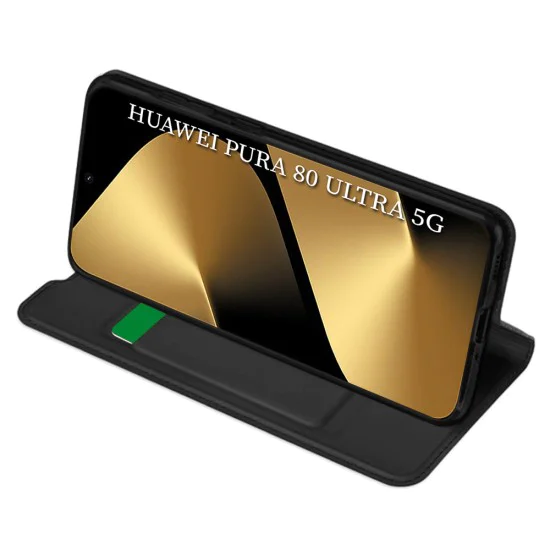 Калъф за Huawei Pura 80 Ultra - Techsuit - Magskin Book - Черен