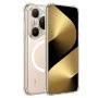 Калъф за Huawei Pura 80 Ultra - Techsuit Shockproof Clear Silicone MagSafe - Прозрачен