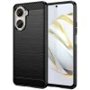 Калъф за Huawei nova 10 SE - Carbon Silicone - Черен