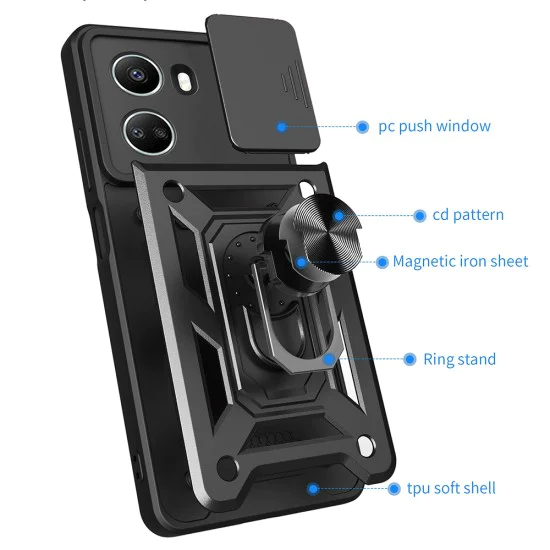 Калъф за Huawei nova 11 SE / 12 SE - CamShield Series - Зелен