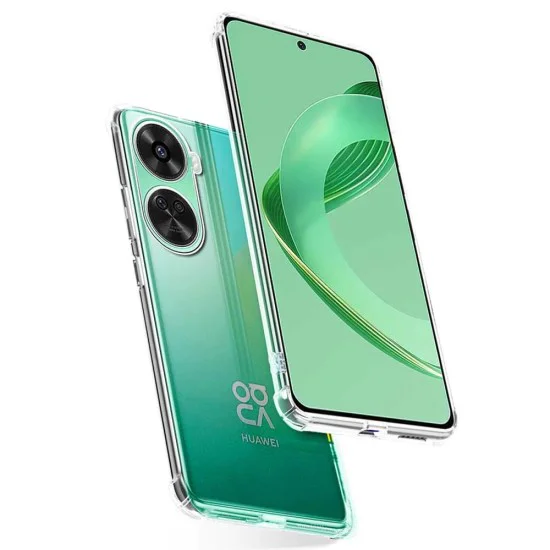 Калъф за Huawei nova 11 SE / 12 SE - Удароустойчив Clear Clear Silicone - Clear