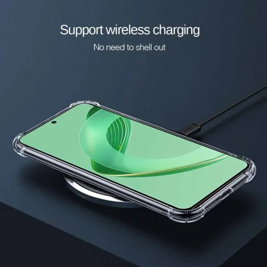 Калъф за Huawei nova 11 SE / 12 SE - Удароустойчив Clear Clear Silicone - Clear
