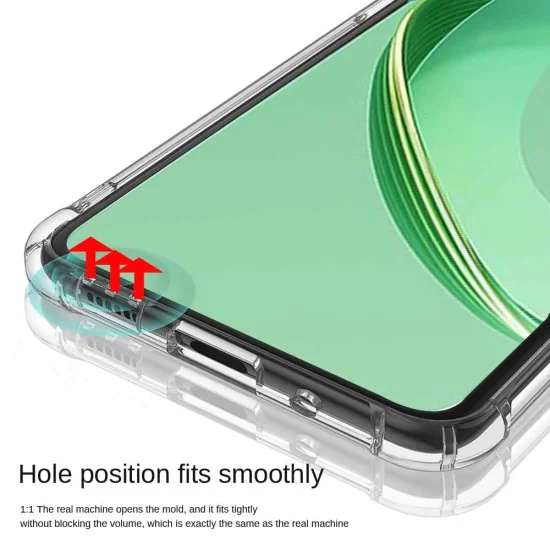Калъф за Huawei nova 11 SE / 12 SE - Удароустойчив Clear Clear Silicone - Clear