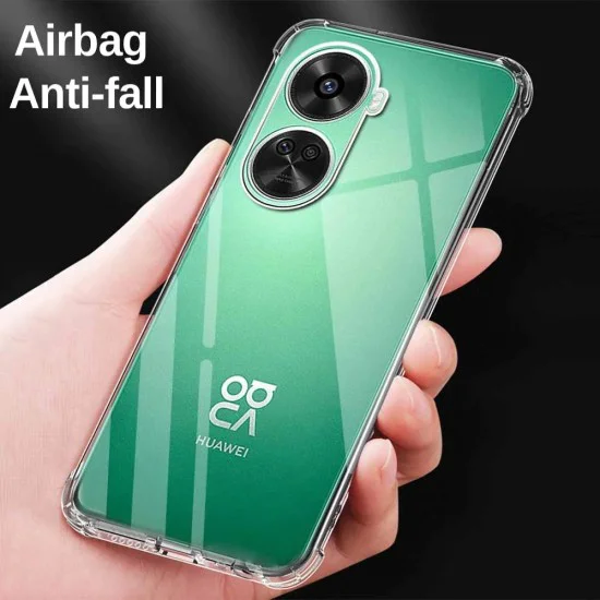 Калъф за Huawei nova 11 SE / 12 SE - Удароустойчив Clear Clear Silicone - Clear