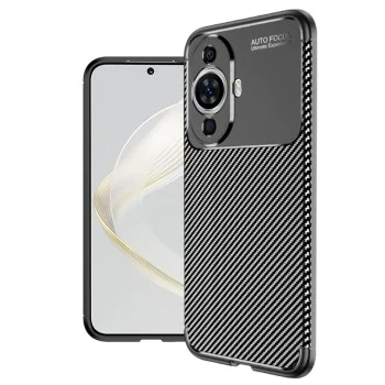 Калъф за Huawei nova 11 / nova 12s - CarbonFiber - Черен