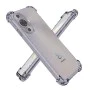 Калъф за Huawei nova 11 / nova 12s - Techsuit - Удароустойчив Clear Silicone - Опушено Черен