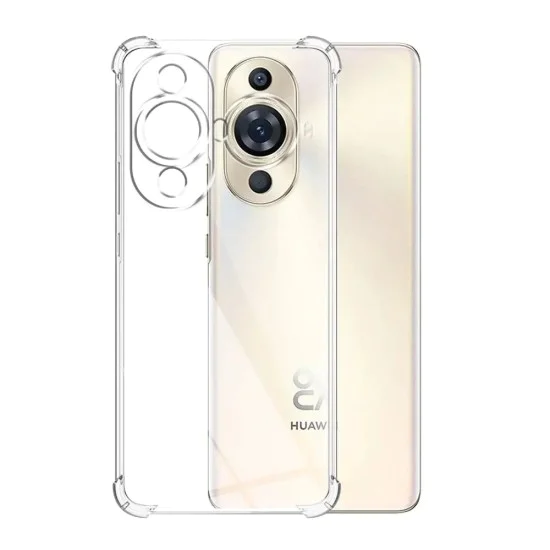 Калъф за Huawei nova 11 / nova 12s - Удароустойчив Clear Clear Silicone - Прозрачен