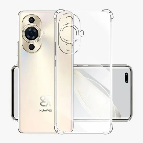 Калъф за Huawei nova 11 / nova 12s - Удароустойчив Clear Clear Silicone - Прозрачен