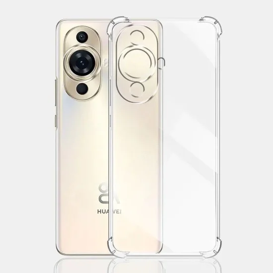 Калъф за Huawei nova 11 / nova 12s - Удароустойчив Clear Clear Silicone - Прозрачен