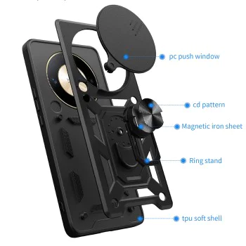 Калъф за Huawei nova 12i / 13i - CamShield Series - черен