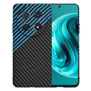 Калъф за Huawei nova 12i / 13i - Carbonite FiberShell - Blue Pulse