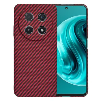 Калъф за Huawei nova 12i / 13i - Carbonite FiberShell - Червен