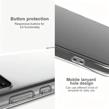 Калъф за Huawei nova 13 Pro - Удароустойчив Clear Clear Silicone - Clear