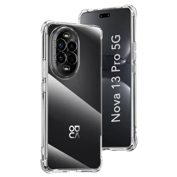 Калъф за Huawei nova 13 Pro - Удароустойчив Clear Clear Silicone - Clear