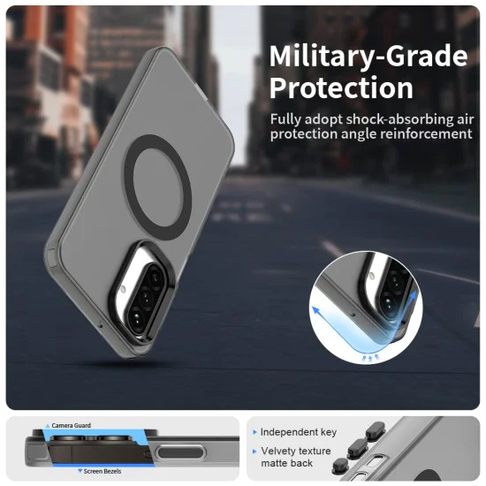 Калъф Камера за Samsung Galaxy A17 5G - CandyCase MagSafe - Черен