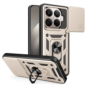 Калъф – Камера защита – Xiaomi 15T Pro – Techsuit CamShield Series – Златист