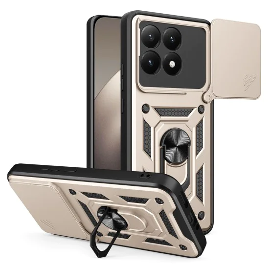 Калъф – Камера защита – Xiaomi 15T – Techsuit CamShield Series – Златист