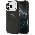Калъф Karl Lagerfeld HC MagSafe Leather EMB. Ring Karl RSG Logo (KLHMP18XPSKRSGEK) - iPhone 18 Pro Max / iPhone 17 Pro Max - Черен