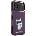 Калъф Karl Lagerfeld HC MagSafe IML Choupette Body Sketch Print (KLHMP18L6HCIKDR) - iPhone 18 Pro / iPhone 17 Pro - Бордо