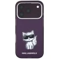Калъф Karl Lagerfeld HC MagSafe IML Choupette Body Sketch Print (KLHMP18L6HCIKDR) - iPhone 18 Pro / iPhone 17 Pro - Бордо